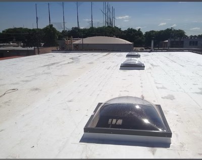 A flat roofing project highlighting a flawless, weather-resistant surface.