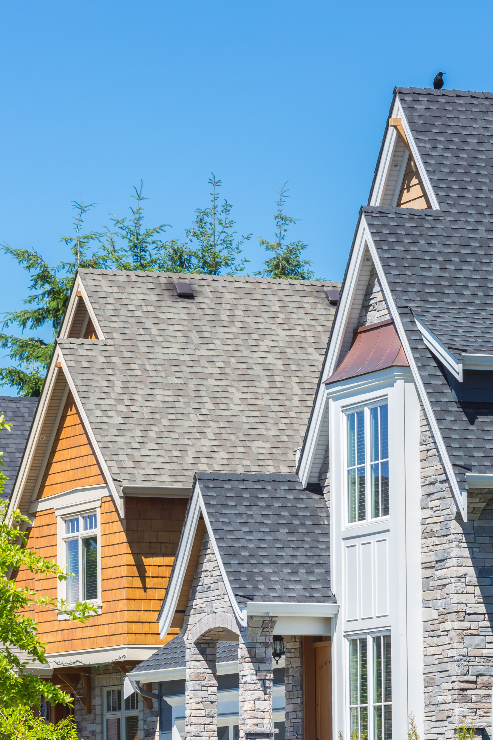 A clean, professional setup by a roofing company near me