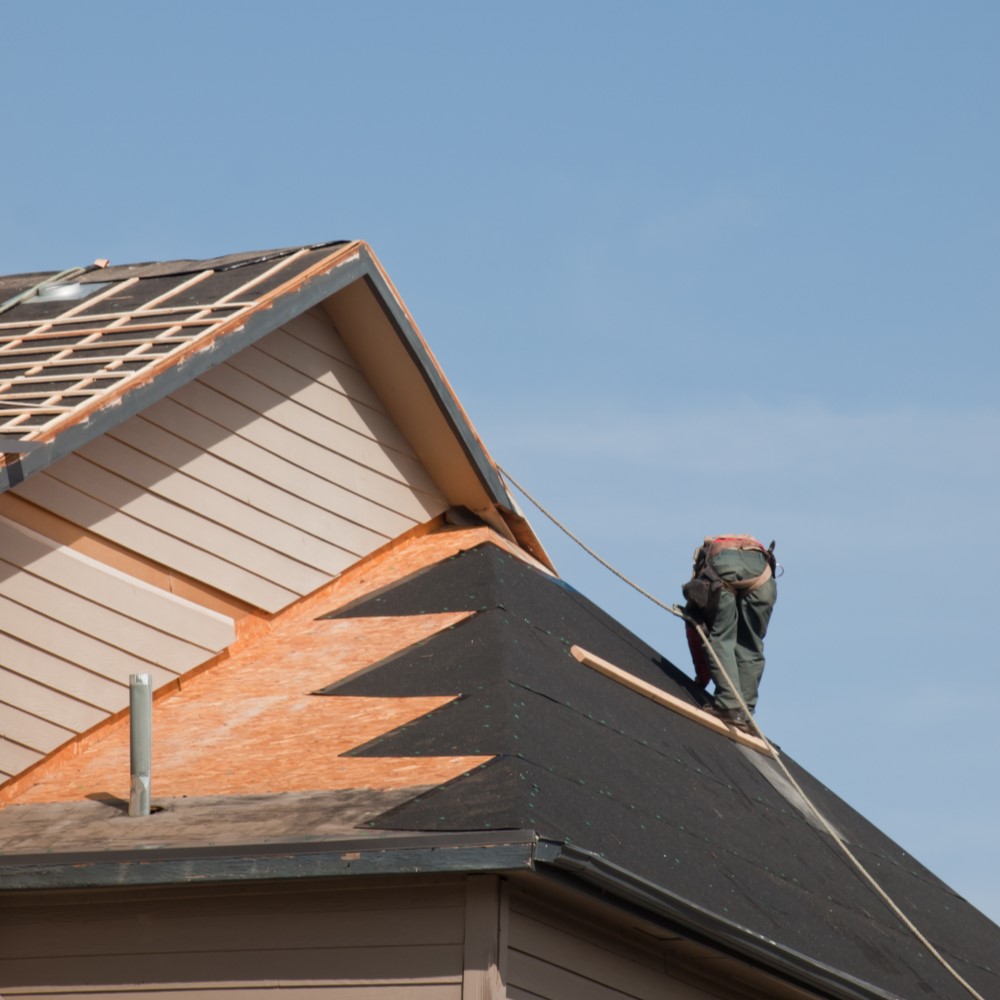 Roofing installation near me displaying top-notch craftsmanship
