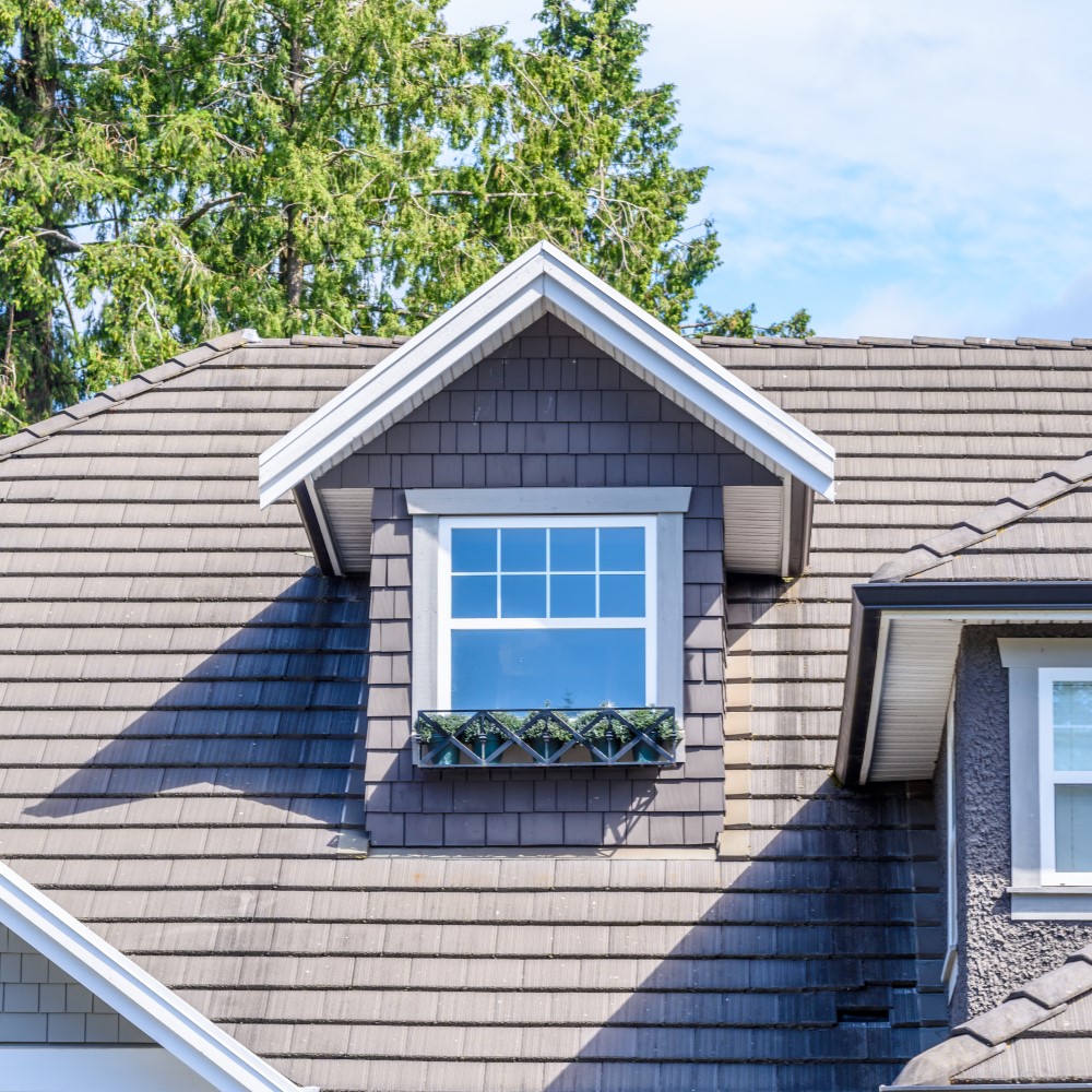 A beautifully completed home by residential roofing near me