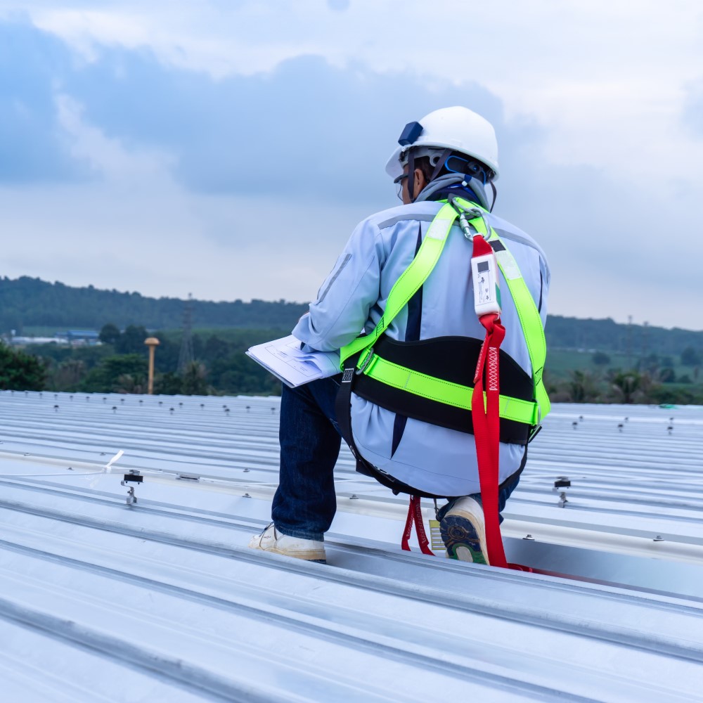 Commercial roofing near me showing off a large-scale project